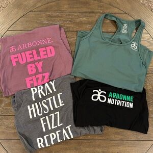 Arbonne Workout Tank Top Bundle Size Small plus Arbonne License Plate Cover